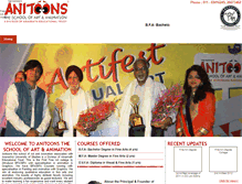 Tablet Screenshot of anitoonsindia.com